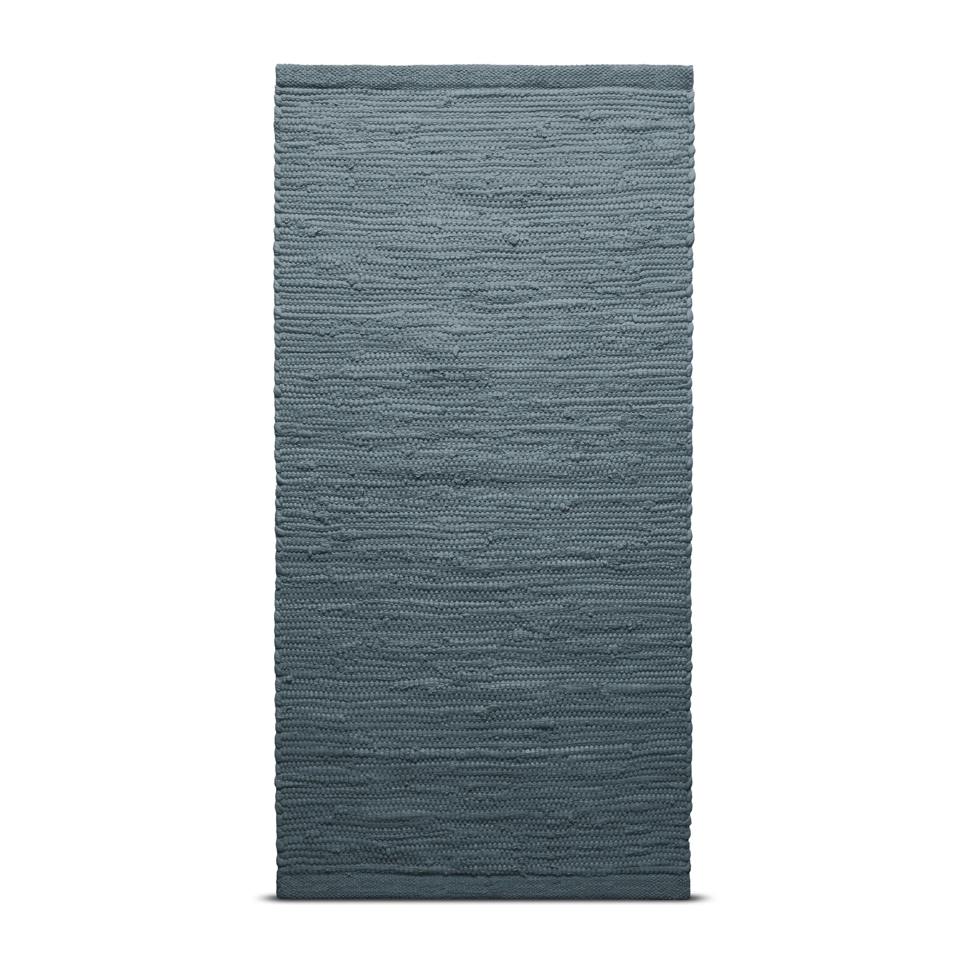 Cotton rug 140x200 cm, steel grey (grey) Rug Solid