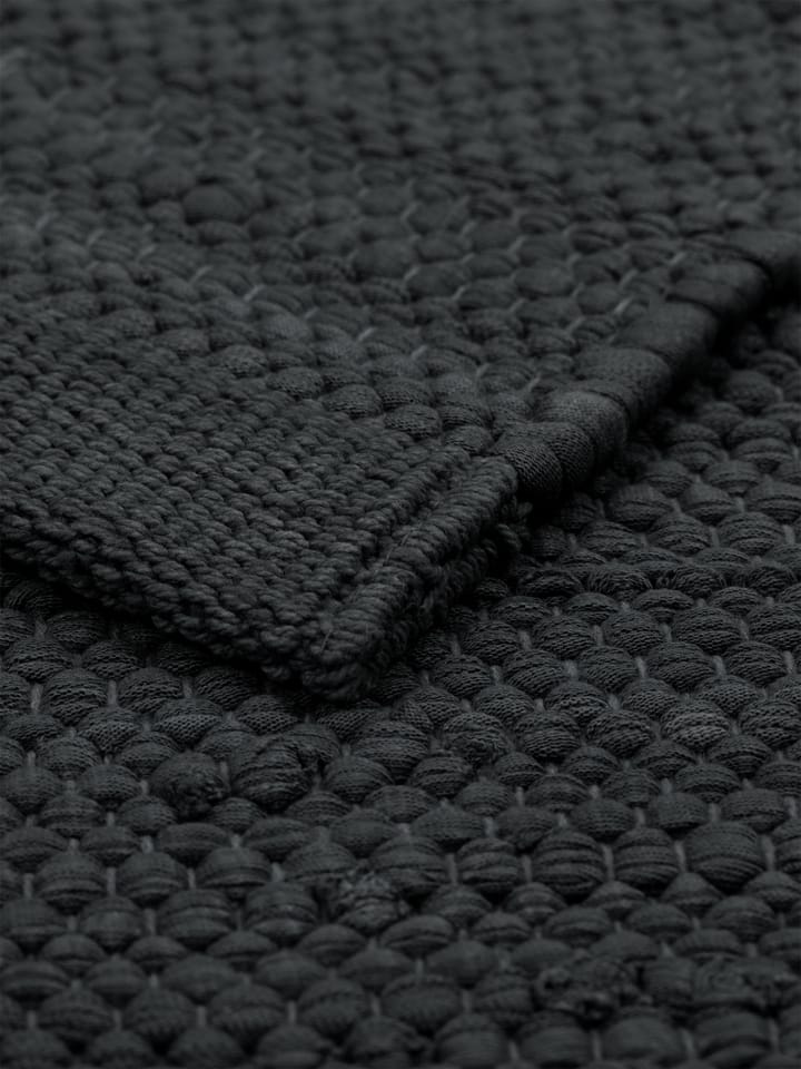 Cotton rug 170x240 cm, Charcoal Rug Solid