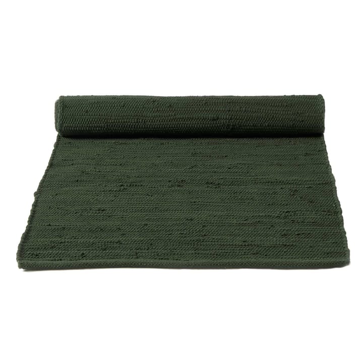 Cotton rug 170x240 cm, guilty green (green) Rug Solid