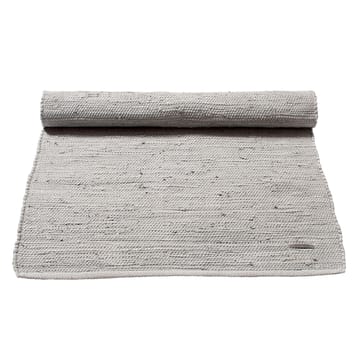 Cotton rug  170x240 cm - light grey (light grey) - Rug Solid