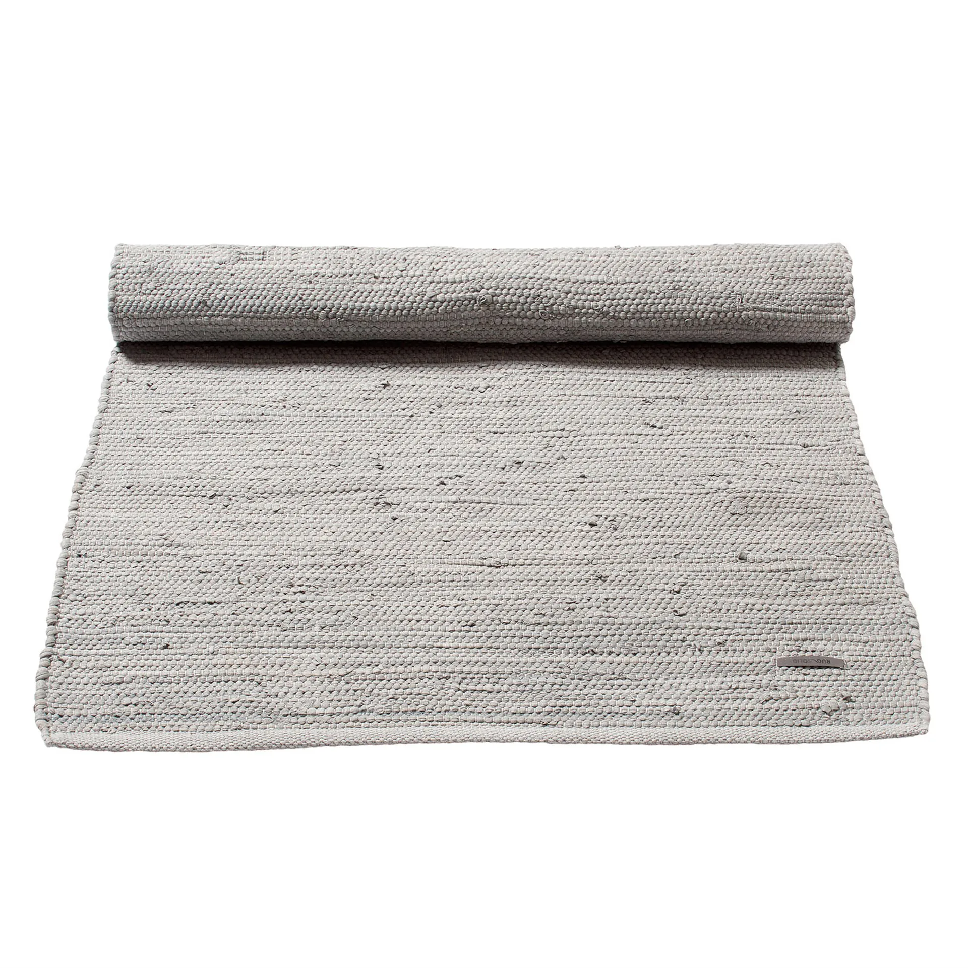 Cotton rug 170x240 cm, light grey (light grey) Rug Solid