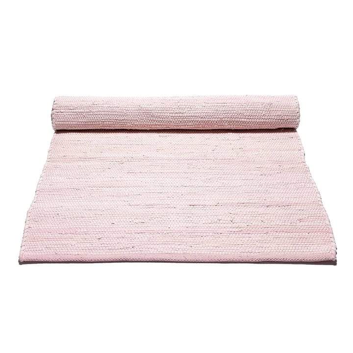 Cotton rug 170x240 cm - misty rose (rosa) - Rug Solid
