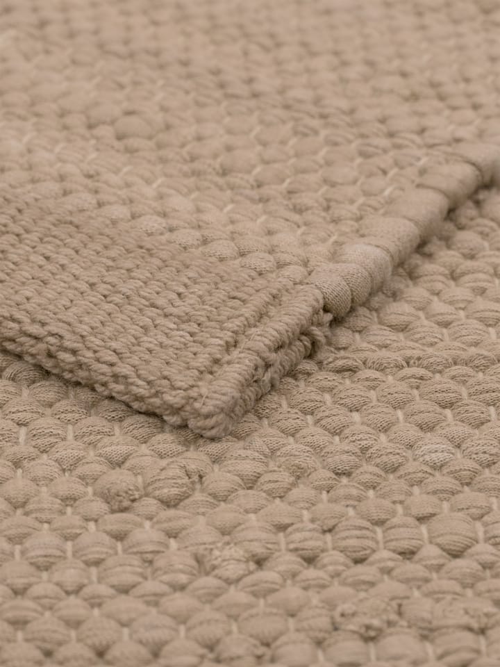 Cotton rug 170x240 cm - Nougat - Rug Solid