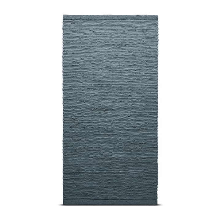 Cotton rug 170x240 cm - steel grey (grey) - Rug Solid