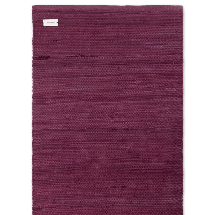 Cotton rug  60x90 cm - bold raspberry (darkpink) - Rug Solid