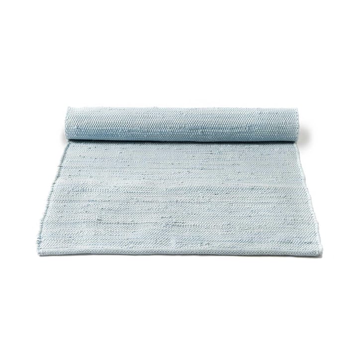 Cotton rug 60x90 cm - daydream blue (blue) - Rug Solid