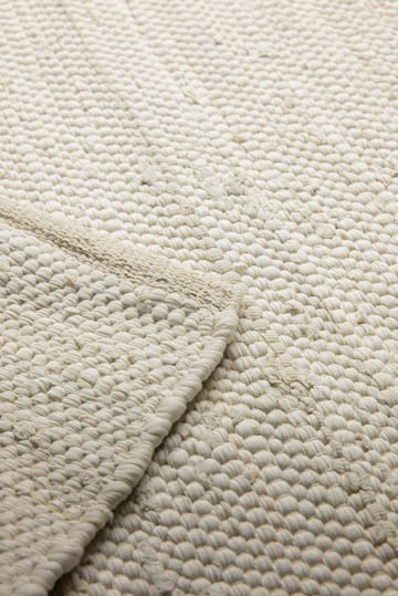 Cotton rug 60x90 cm - desert white (white) - Rug Solid