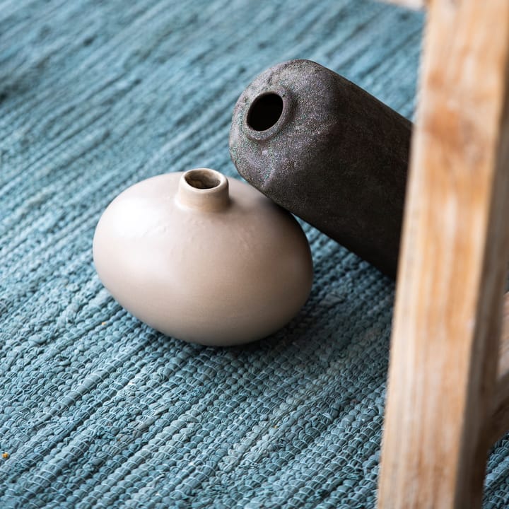 Cotton rug 60x90 cm, dusty jade (mint) Rug Solid