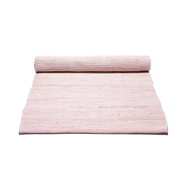 Cotton rug 60x90 cm - misty rose (rosa) - Rug Solid