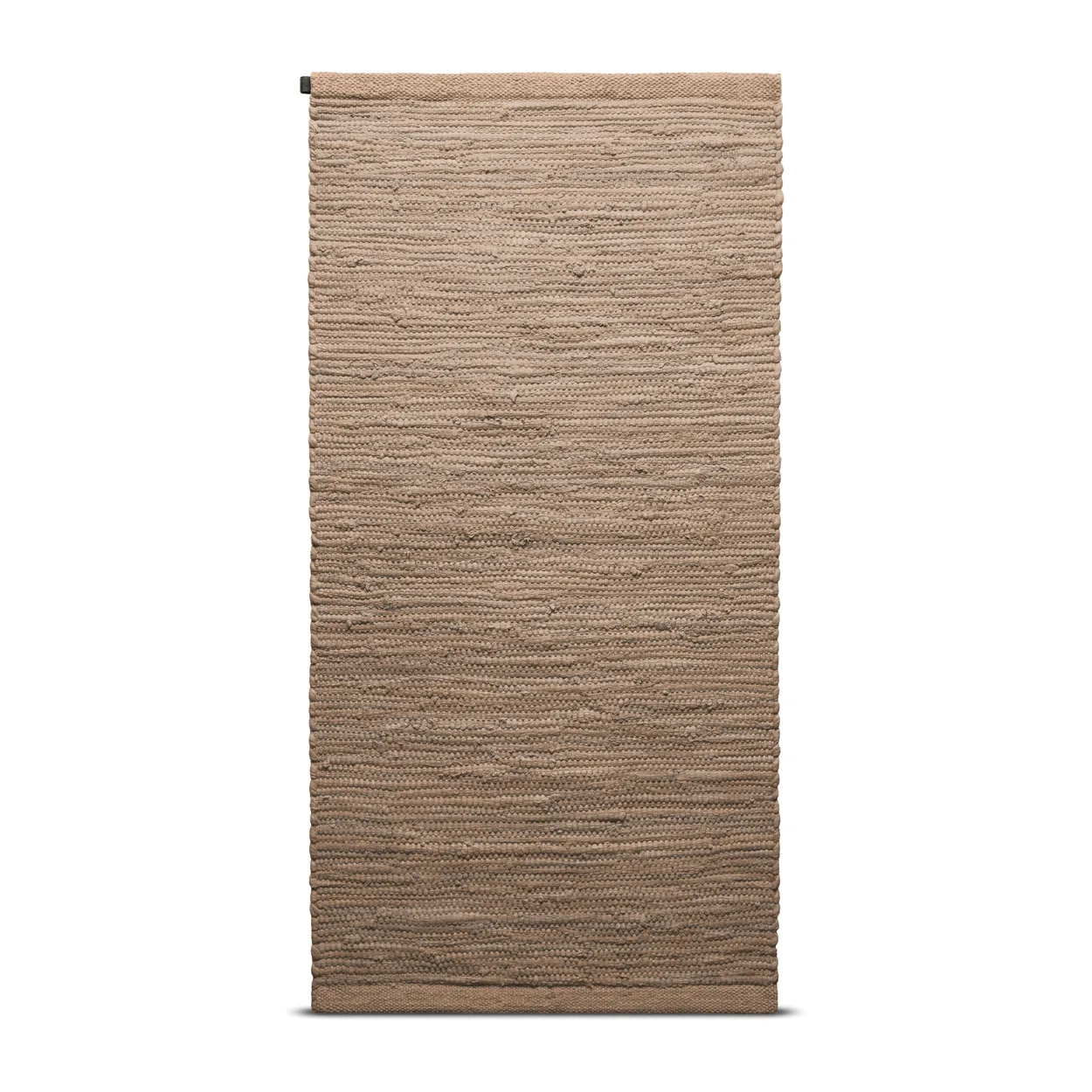 Rug Solid Cotton rug 60x90 cm Nougat | Scandinavian Design | Woven cotton rugs | Brown