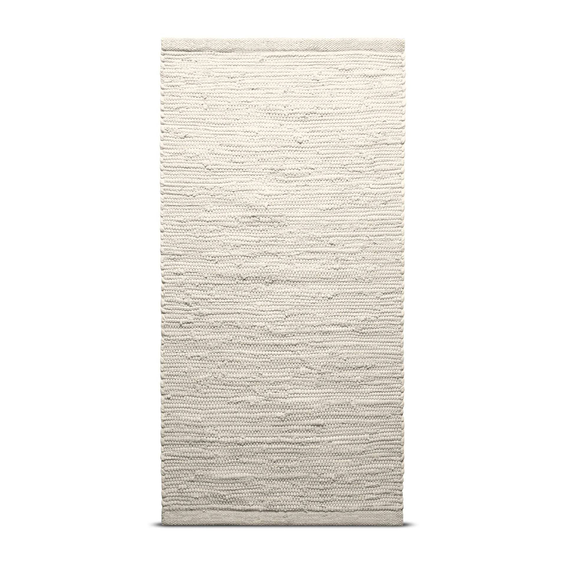 Cotton rug 65x135 cm, desert white (white) Rug Solid