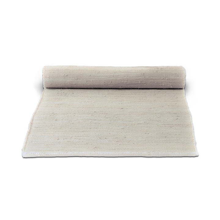 Cotton rug 65x135 cm, desert white (white) Rug Solid
