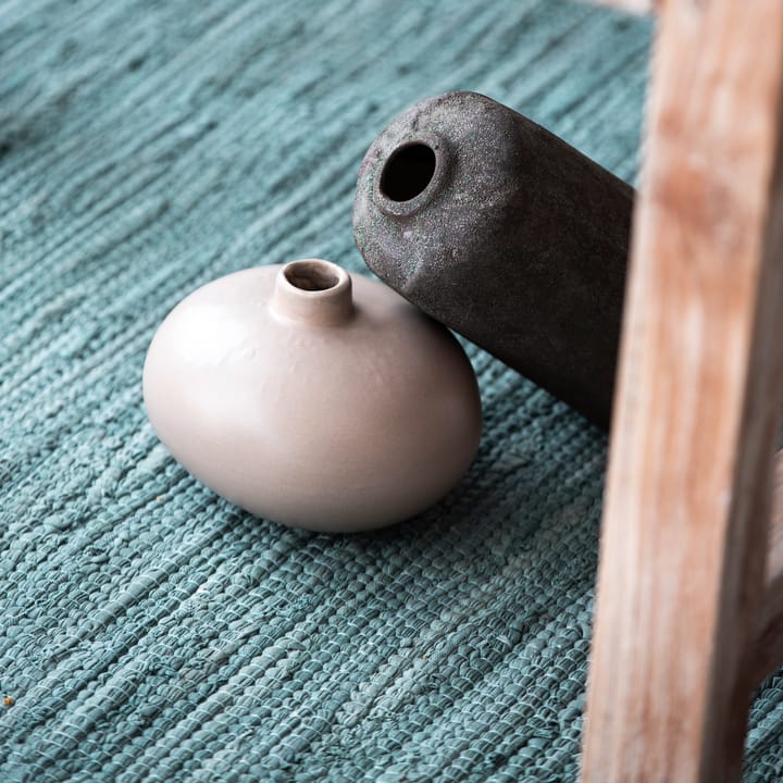 Cotton rug 65x135 cm, dusty jade (mint) Rug Solid