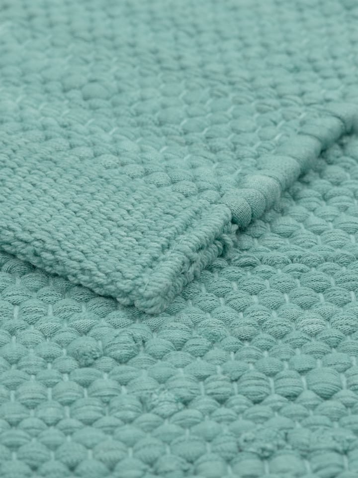 Cotton rug 65x135 cm, dusty jade (mint) Rug Solid