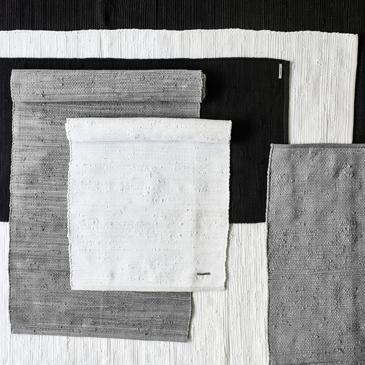 Cotton rug 65x135 cm, light grey (light grey) Rug Solid