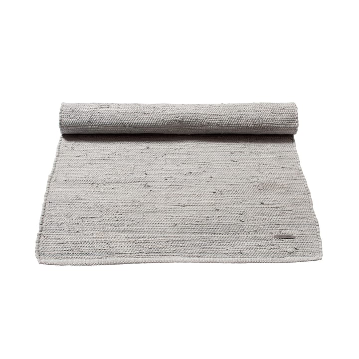 Cotton rug 65x135 cm, light grey (light grey) Rug Solid