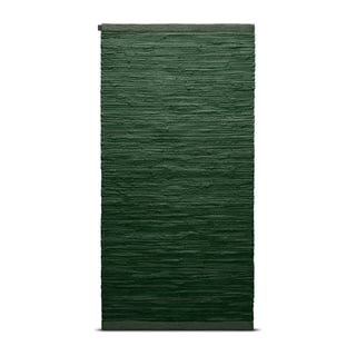 Rug Solid Cotton rug 65x135 cm Moss