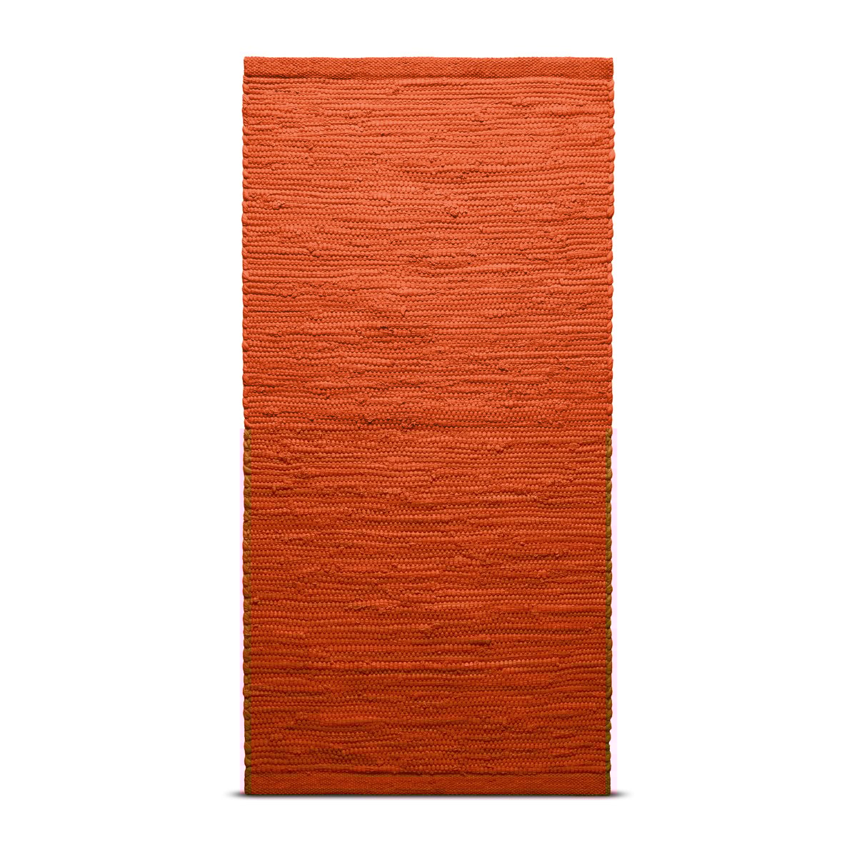 Rug Solid Cotton rug 65x135 cm solar orange (orange)