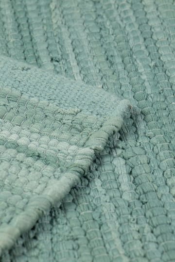 Cotton rug 75x200 cm - Dusty jade (mint) - Rug Solid