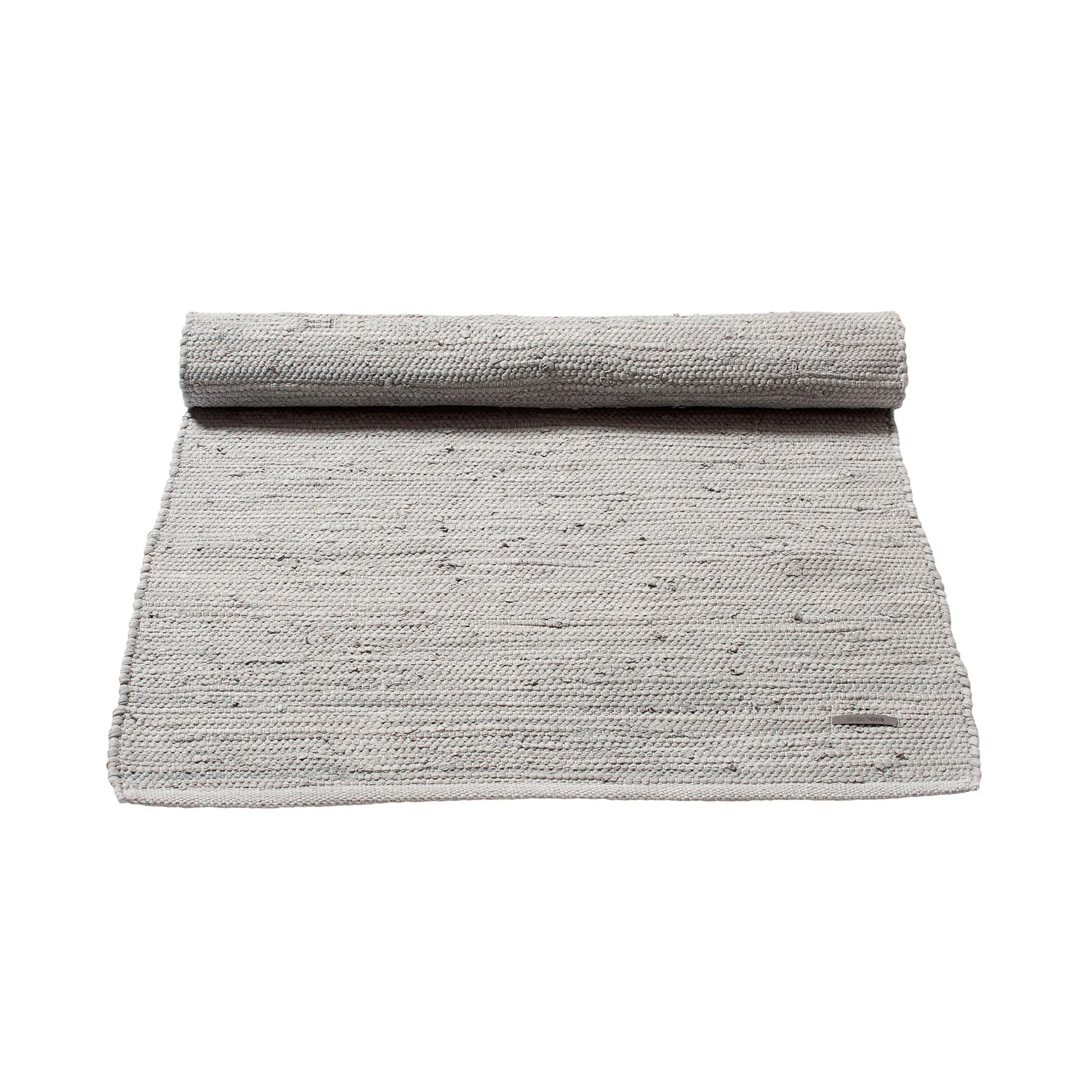 Cotton rug 75x200 cm, light grey (light grey) Rug Solid