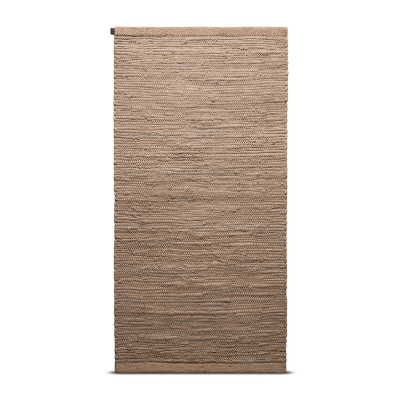 Rug Solid Cotton rug 75x200 cm Nougat