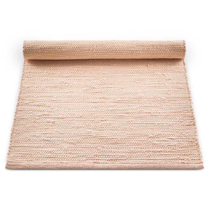 Cotton rug  75x200 cm - Soft peach (orange) - Rug Solid