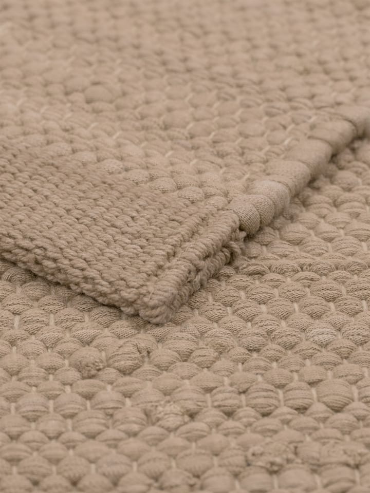 Cotton rug 75x300 cm, Nougat Rug Solid