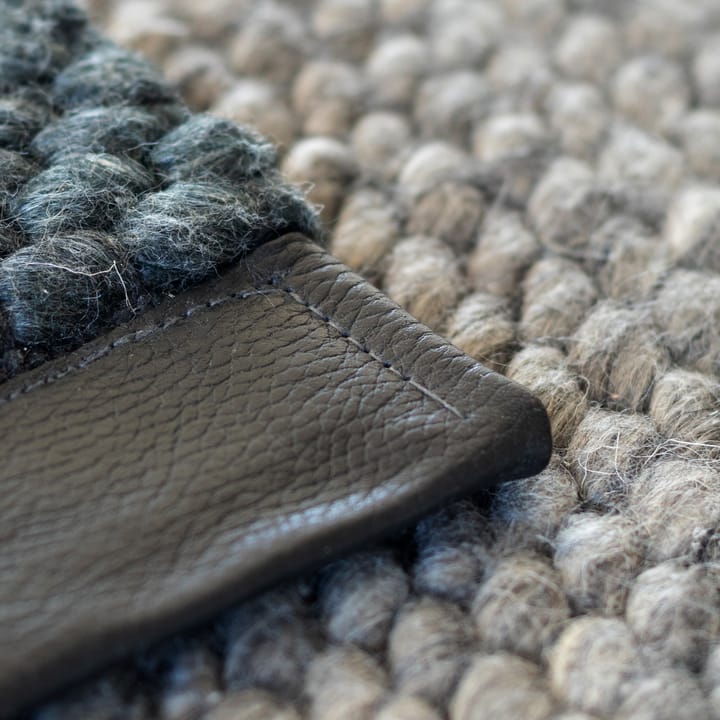 Landscape wool rug  140x200 cm - gravel - Rug Solid