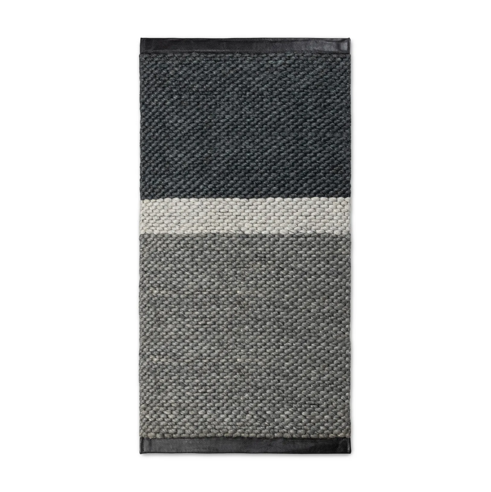 Landscape wool rug 65x135 cm, Gravel Rug Solid