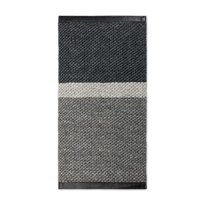Landscape wool rug  65x135 cm - gravel - Rug Solid
