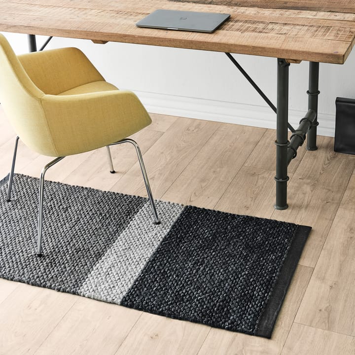 Landscape wool rug 65x135 cm, Gravel Rug Solid