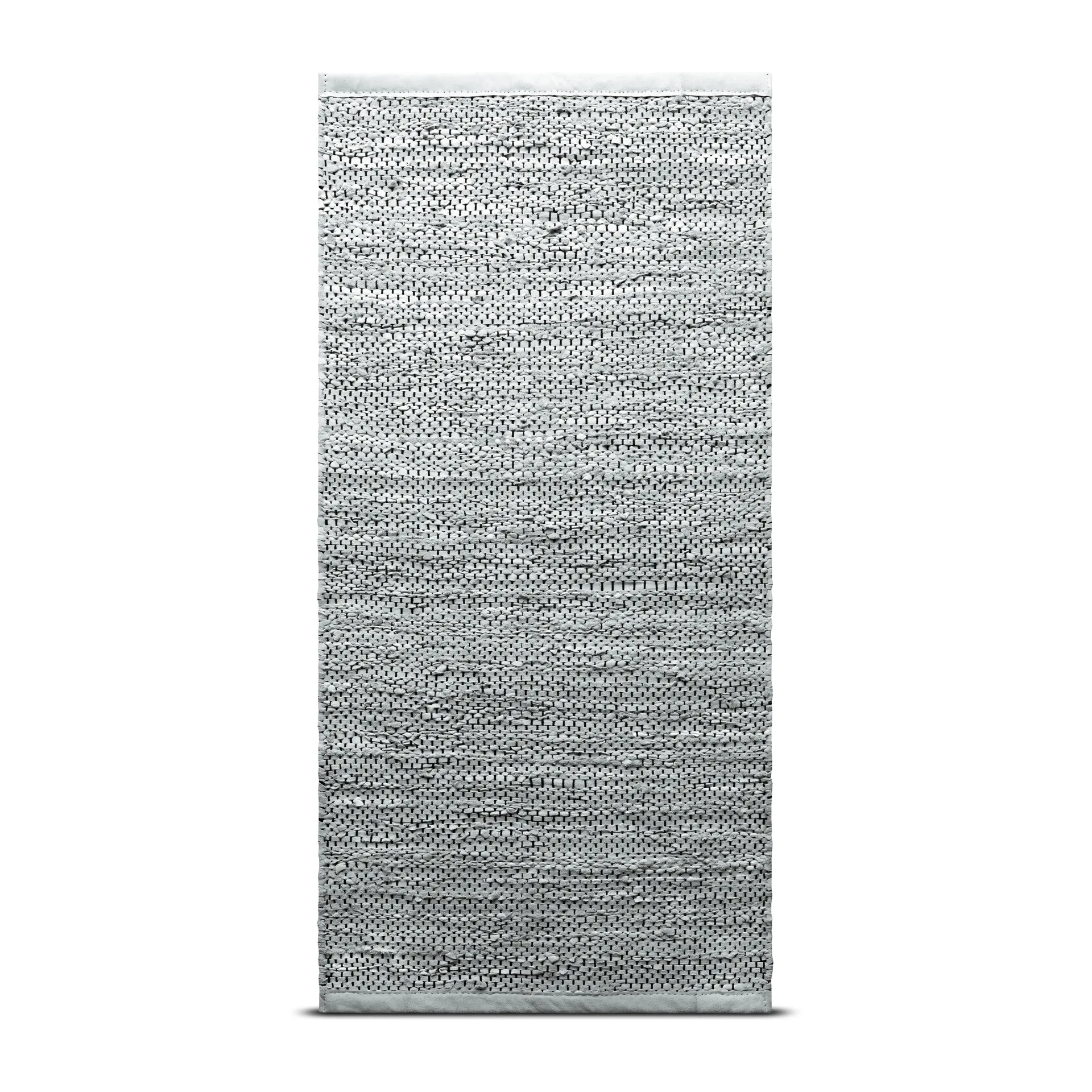 Leather rug 140x200 cm, Light grey (light grey) Rug Solid