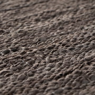 Leather rug 140x200 cm - Wood (brown) - Rug Solid