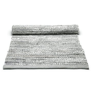 Leather rug 170x240 cm - Light grey (light grey) - Rug Solid
