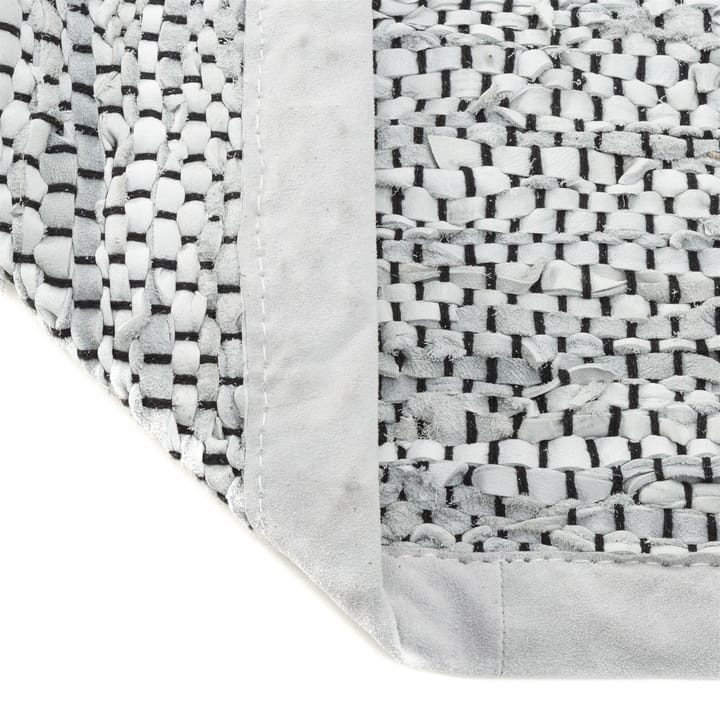 Leather rug 170x240 cm, Light grey (light grey) Rug Solid