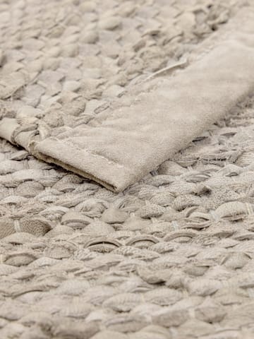 Leather rug 200x300 cm - Beige - Rug Solid