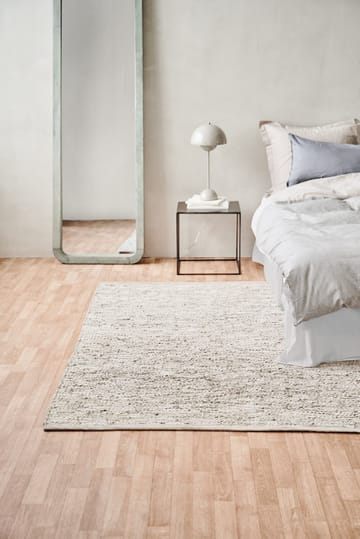 Leather rug 200x300 cm - Beige - Rug Solid