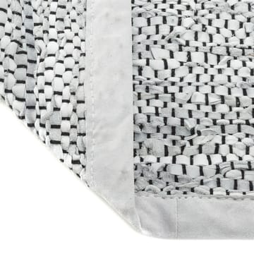 Leather rug  200x300 cm - light grey (light grey) - Rug Solid