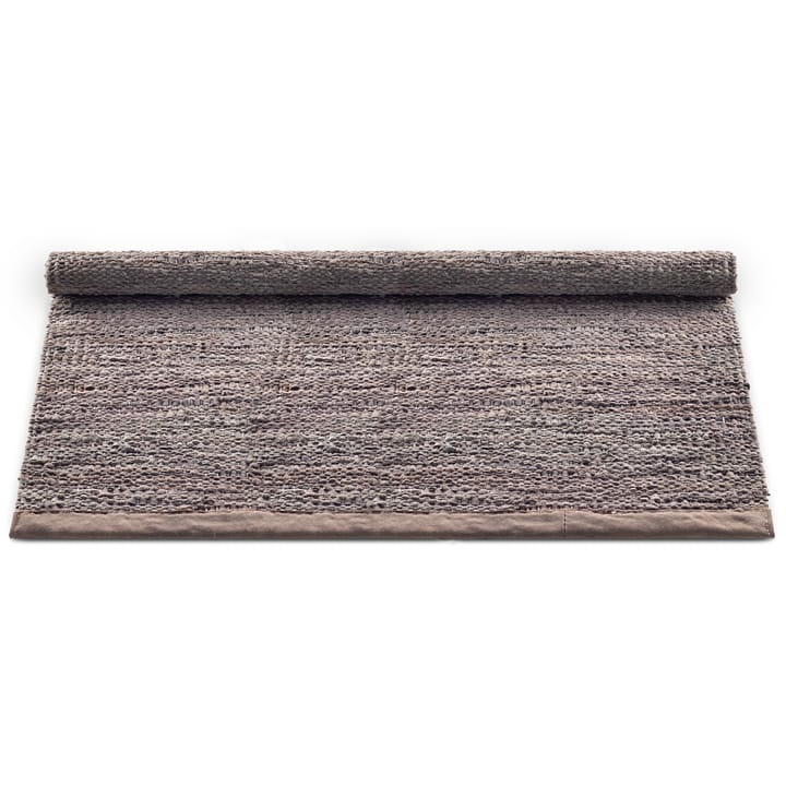 Leather rug 200x300 cm, Wood (brown) Rug Solid