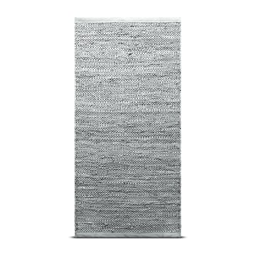 Leather rug 65x135 cm - Light grey (light grey) - Rug Solid