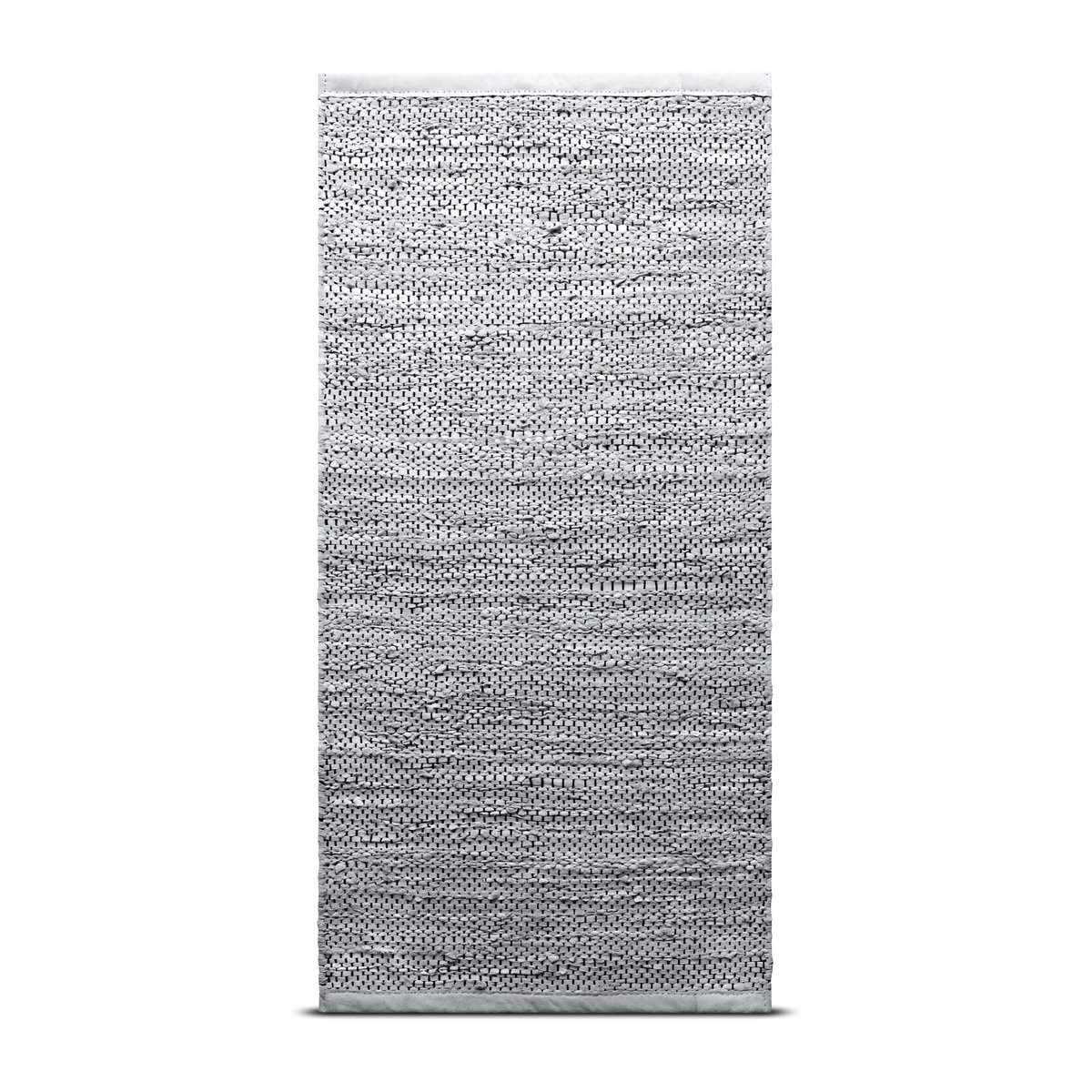 Rug Solid Leather rug 65x135 cm Light grey (light grey)