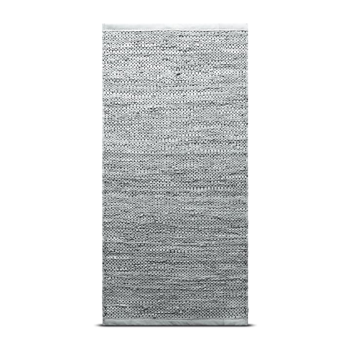 Leather rug  75x200 cm - light grey (light grey) - Rug Solid