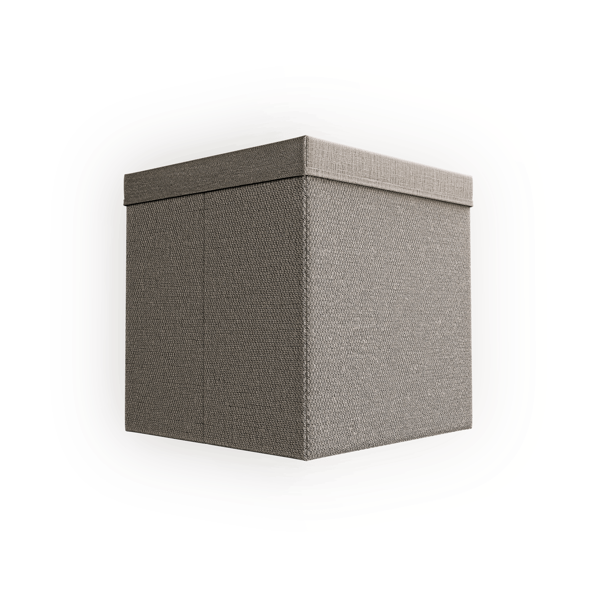 Rug Solid Rug Solid organizer 30x30x30 cm Sand | Scandinavian Design | Boxes & jars | Grey