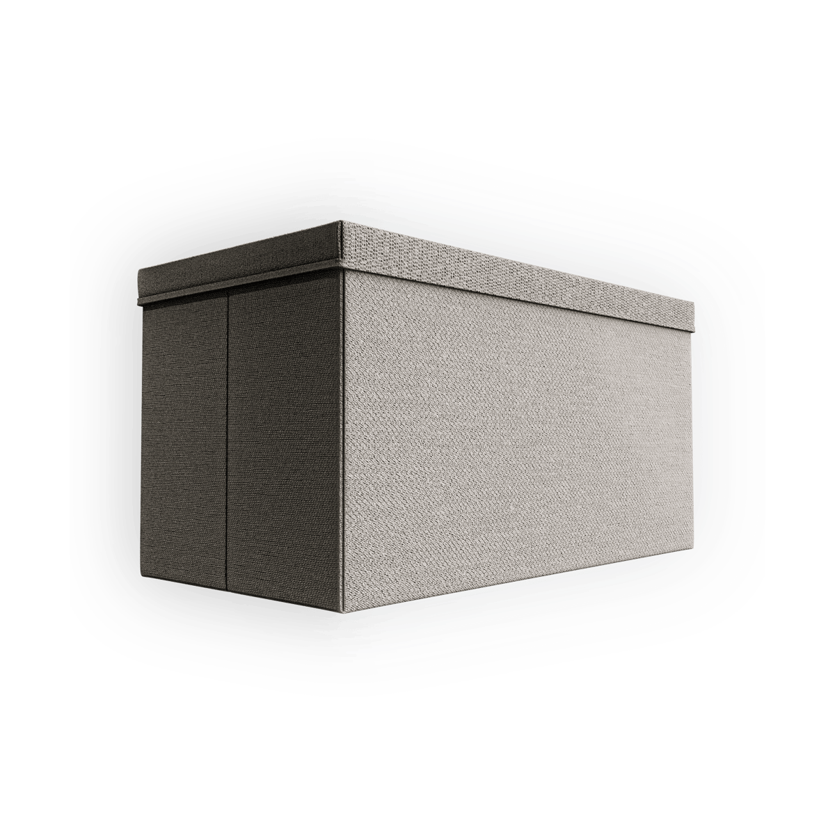 Rug Solid organizer 60x30x30 cm Sand | Scandinavian Design | Boxes & jars | Grey