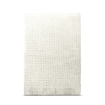 Stockholm cotton throw 130x180 cm - Champagne beige - Rug Solid
