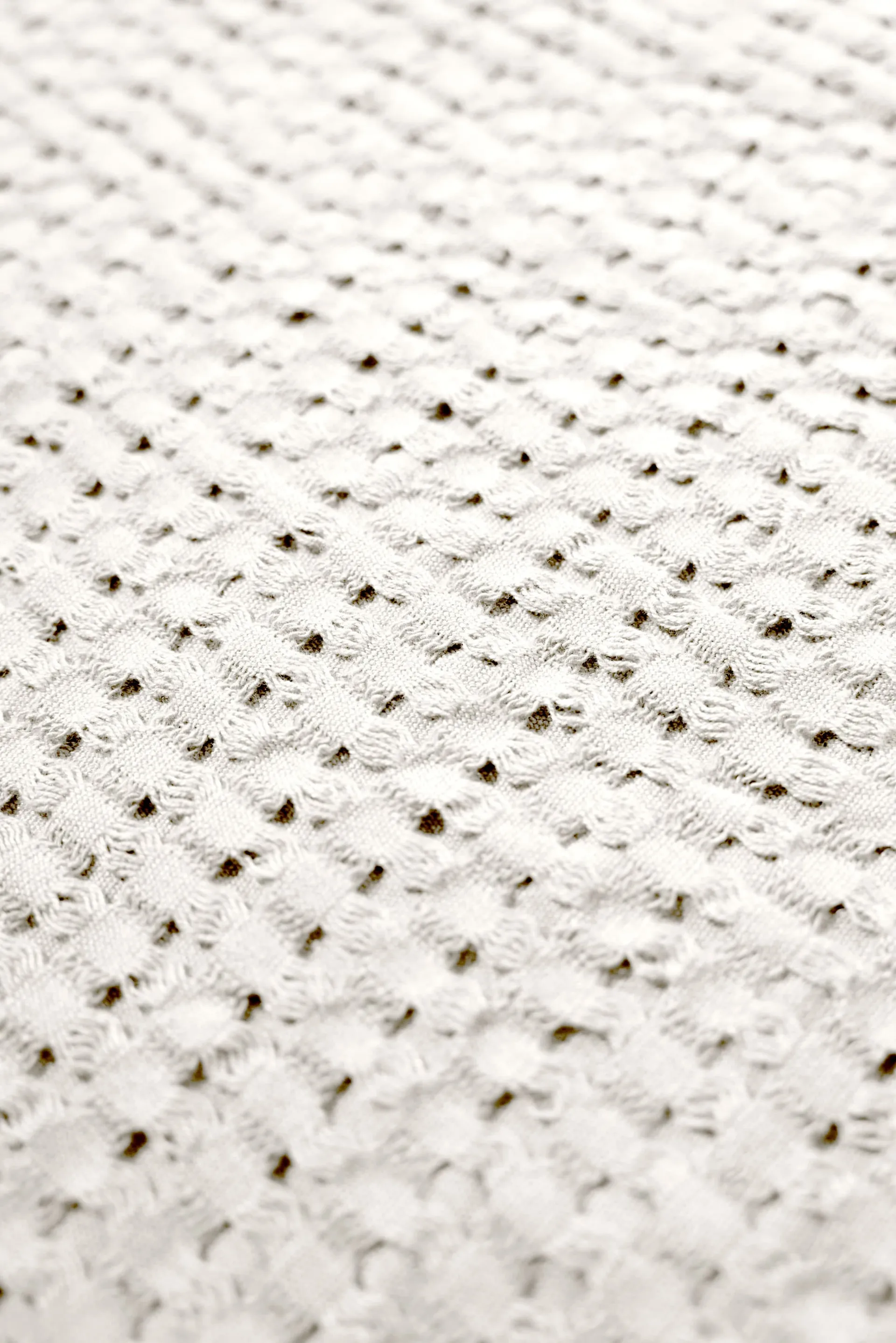 Stockholm cotton throw 130x180 cm, Champagne beige Rug Solid