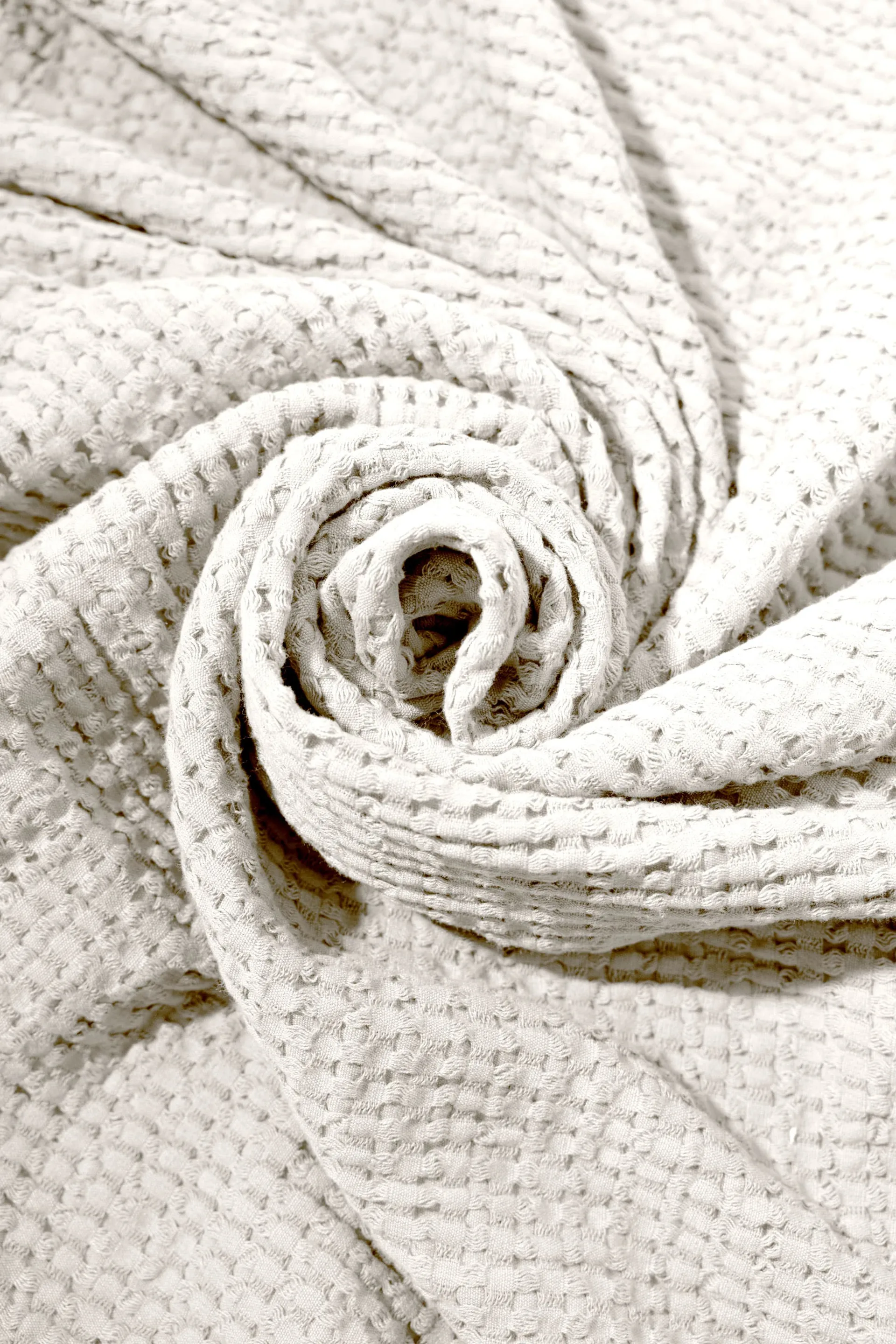 Stockholm cotton throw 130x180 cm, Champagne beige Rug Solid