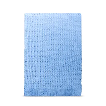 Stockholm cotton throw 130x180 cm - Millenium blue - Rug Solid