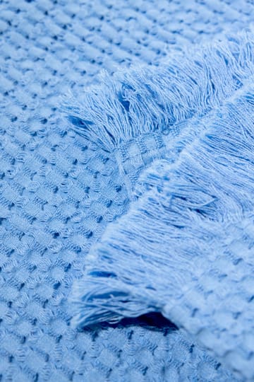 Stockholm cotton throw 130x180 cm - Millenium blue - Rug Solid