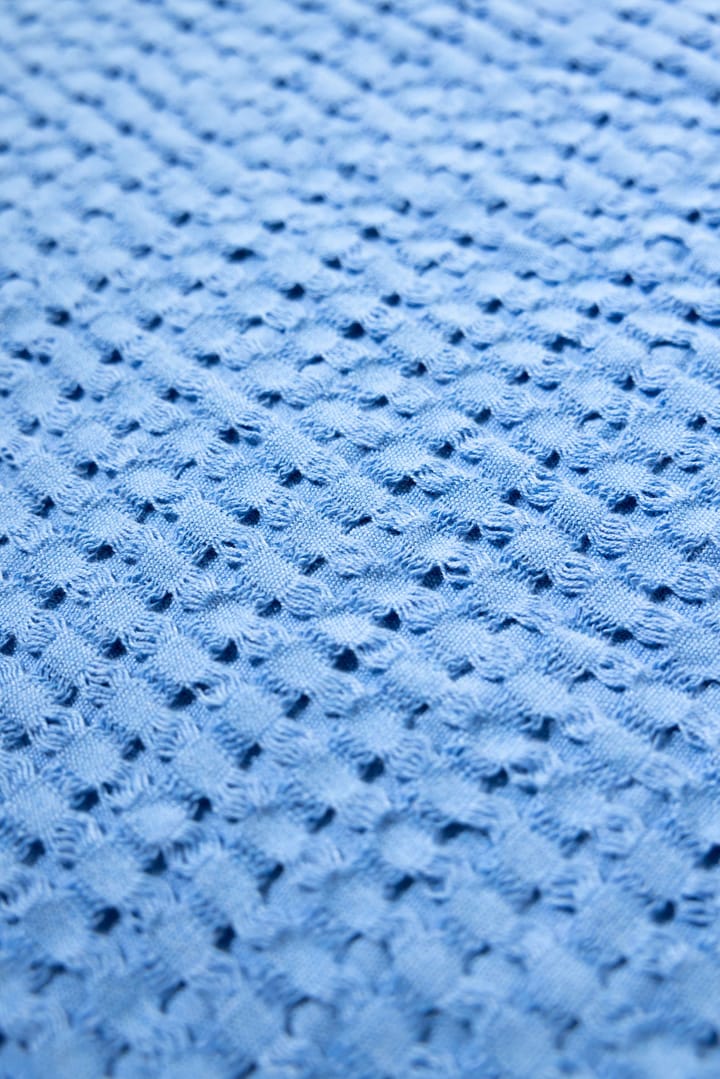 Stockholm cotton throw 130x180 cm - Millenium blue - Rug Solid